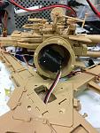 180 servo with some minor cuts to make it all fin inside