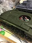 Dust skirt taken off for more battle damage