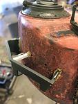 Tie downs and support. My welds look sloppy in the photos. Can't really see it on the model with the naked eye