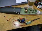 Canopy with glass removed. FPV camera & Transmitter