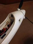 The rear mounting support aft of the cooling holes adds a lot of durability