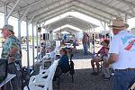 Diane, in the blue, watching the action, what a great supporter.