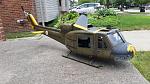 UH1B 500 Painted in the 116th Yellow Jackets unit colors