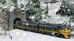 Old Athearn F-7 locomotive models that I painted 40 years ago.