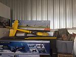 A Yellow plane that a friend gave me, not sure what it is. It might fly yet this year, next year for sure.