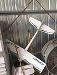 Radian XL Glider, when the outer wing panels are installed she has n 8.5 foot wing span.