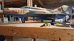 The centerline tank installed on my Mig