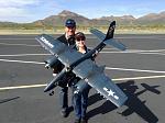 Evelyn & Tony with my FlightlineRC F7F Tigercat