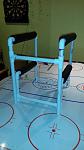 the back elbows of second level are not glued for easy assembly