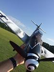 Dynam ME-109 repainted to Erich Hartmann Karaya 1 livery. One of my favorite flyers, just not very quick.