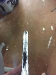 Dremeled a groove in the extensions to get a flush fit