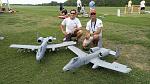 Rich Baker & Kelly Legget (both Delta Pilots) flying the FMS & FreeWing A10's together