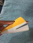 Twist tubing to cut foam just aft of the plastic nose tip through to the square end