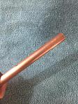 Scrap piece of 1/2 copper tubing