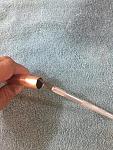 Sharpen the inside with your exacto knife