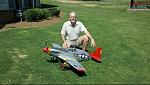 Me and my custom modified 1700mm FMS P-51B mustang in tribute to the Tuskegee Airmen