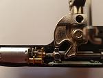 The little gap here results in ~1/2" fore and aft at the wheel.