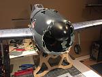 This just proves to always stand behind the prop. Now the cowling is ruined