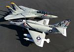 Freewing 80mm A-4 Skyhawk and F-14 Tomcat.