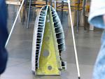 This shows the engine air intake cooling channels in the wing tips.