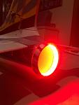This is full throttle red afterburner at it's brightest level.