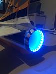 This is a sample of blue lighting as idle goes up.