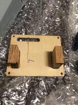 Blocks glued and ready for servo