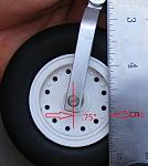 The amount of offset came out to .75"
