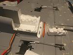 Step 3: Remove foam chunk from inboard side to allow the retract to be shifted inboard.