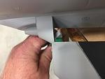 Sanding the Gun Port for clearance