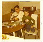 young shocktrooper & Dad 1969