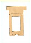 This is the top and made of 1/8 ply.  Top is the back and the notch is the front.